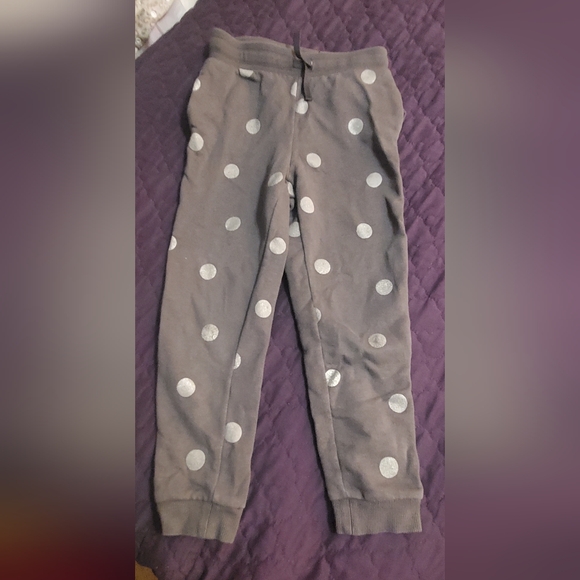 H&M Other - H&M Gray Polka Dot Kids Joggers